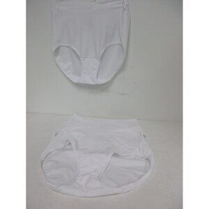 Vanity Fair Women's  Beyond Comfort Panties 3 Pairs White Size: 6/M New